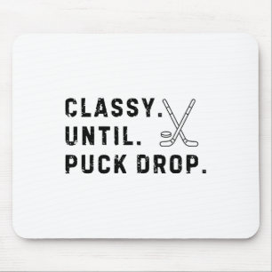 Cly Tot Puck Drop Hockeyseizoen Wedstrijd Dag  Muismat
