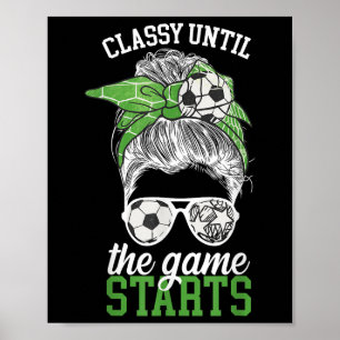 Cly Totdat de Wedstrijd Begint Game Day Voetbal Ga Poster