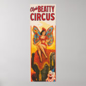  Clyde Beatty Circus Poster (Voorkant)