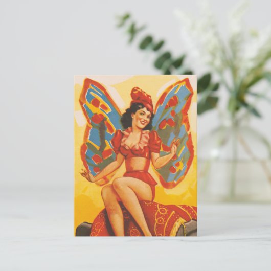 Clyde Beatty Circus Poster Briefkaart (Staand voorkant)