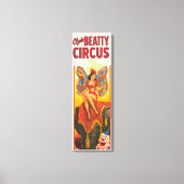  Clyde Beatty Circus Poster Canvas Afdruk (Voorkant)