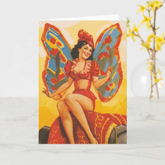  Clyde Beatty Circus Poster Kaart (Gele Bloem)