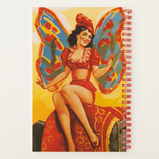  Clyde Beatty Circus Poster Notitieboek (Achterkant)