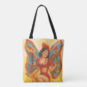 Clyde Beatty Circus Poster Tote Bag (Achterkant)