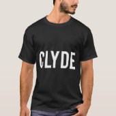 Clyde - Cool New Funny Name Fan Gift Tee T-shirt (Voorkant)