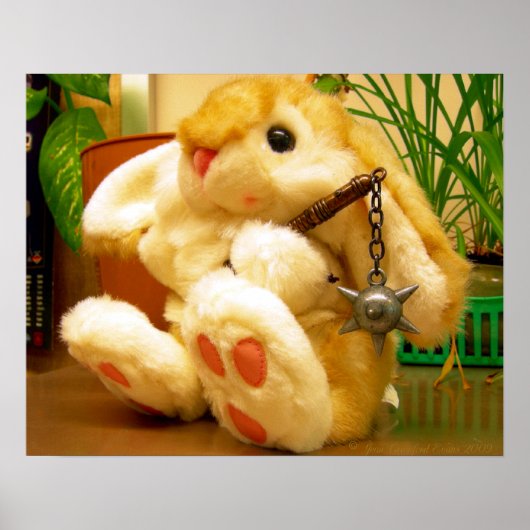 Clyde da Bunny Poster (Voorkant)