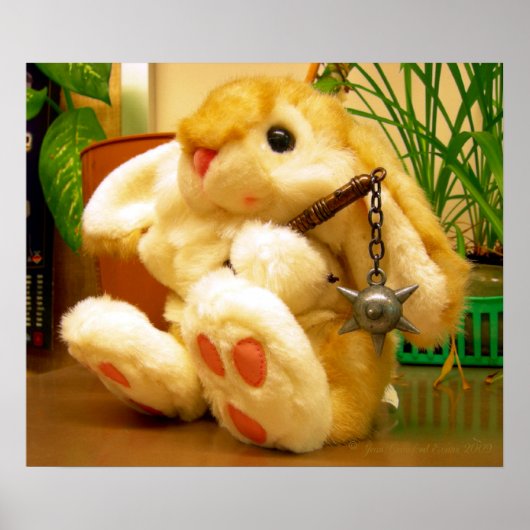 Clyde da Bunny Poster (Voorkant)