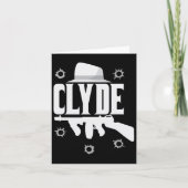 Clyde en Bonnie Halloween bijpassende koppels kost Kaart (Voorkant)