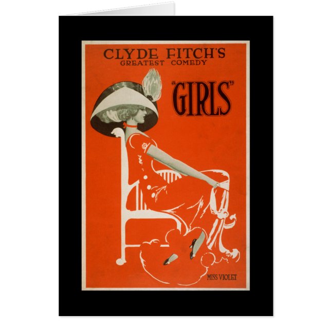 Clyde Fitch's Greatest Comedy, "Girls" Theatre 2 (Voorkant)