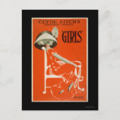Clyde Fitch's Greatest Comedy, "Girls" Theatre 2 Briefkaart (Voorkant)