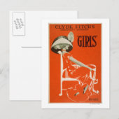 Clyde Fitch's Greatest Comedy, "Girls" Theatre 2 Briefkaart (Voorkant / Achterkant)