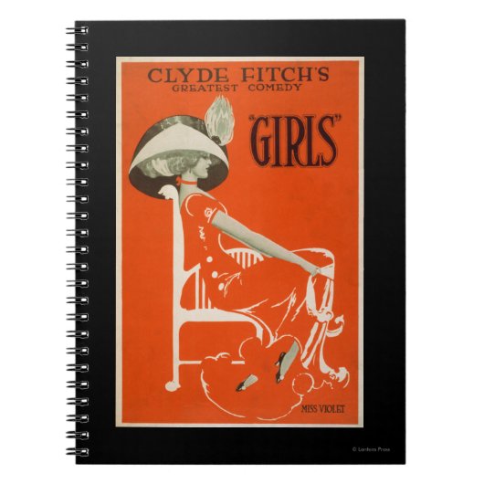 Clyde Fitch's Greatest Comedy, "Girls" Theatre 2 Notitieboek (Voorkant)