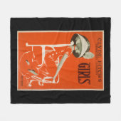 Clyde Fitch's grootste comedy, 'Girls'-theater 2 Fleece Deken (Voorkant (Horizontaal))