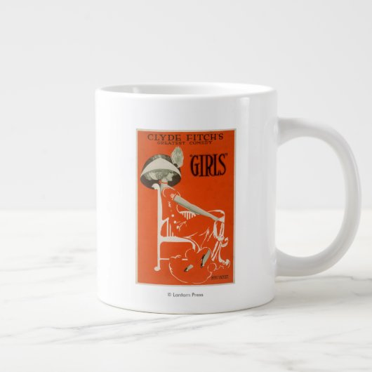 Clyde Fitch's grootste comedy, 'Girls'-theater 2 Grote Koffiekop (Rechts)