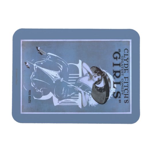 Clyde Fitch's grootste komedie, 'Meisjes'-theater Magneet (Horizontaal)