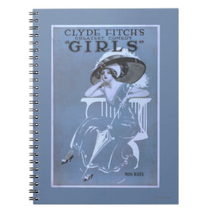 Clyde Fitch's grootste komedie, 'Meisjes'-theater Notitieboek