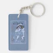 Clyde Fitch's grootste komedie, 'Meisjes'-theater Sleutelhanger (achterkant)