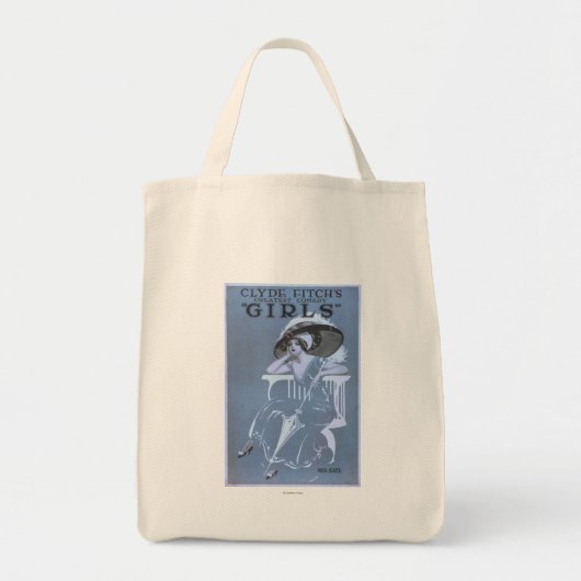 Clyde Fitch's grootste komedie, 'Meisjes'-theater Tote Bag (Voorkant)