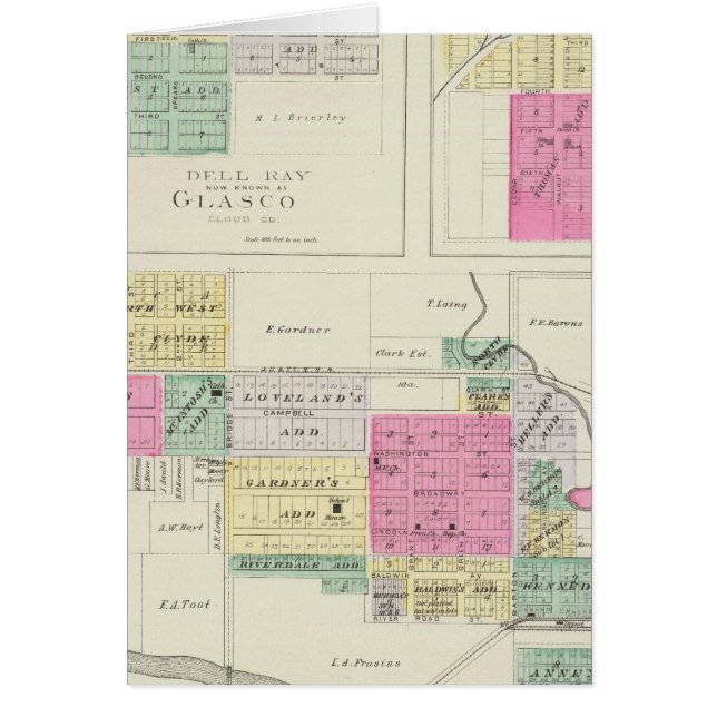 Clyde, Glasco, Jamestown, Kansas (Voorkant)