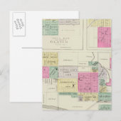 Clyde, Glasco, Jamestown, Kansas Briefkaart (Voorkant / Achterkant)