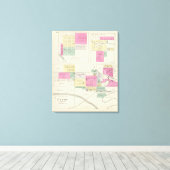 Clyde, Glasco, Jamestown, Kansas Canvas Afdruk (Insitu (Houten vloer))