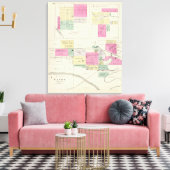 Clyde, Glasco, Jamestown, Kansas Canvas Afdruk (Insitu (Woonkamer))