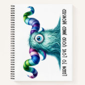 Clyde – Het grootogige nieuwsgierige monster Notitieboek (Voorkant)