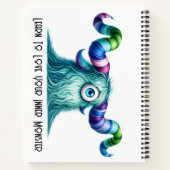 Clyde – Het grootogige nieuwsgierige monster Notitieboek (Achterkant)