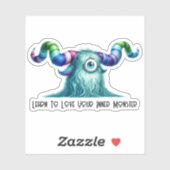 Clyde – Het grootogige nieuwsgierige monster Sticker (Vel)