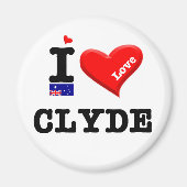 CLYDE - I Love Magneet (Voorkant)