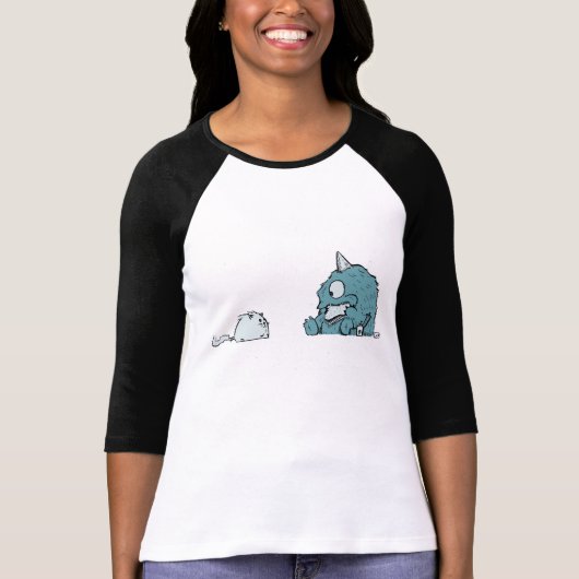 Clyde is op een Shirt! (Reglan Women's) T-shirt (Voorkant)