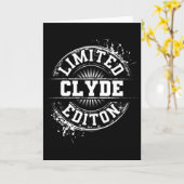 Clyde Limited Editie Grappige Gepersonaliseerde Na Kaart (Gele Bloem)