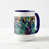 "Clyde Loves the Bossa Nova" 15 oz drinkbeker Mok (Voorkant rechts)