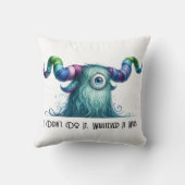 Clyde - One-Eyed Monster Sierkussen (Achterkant)