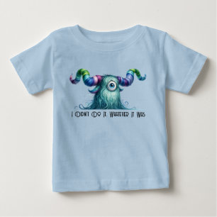 Clyde - One-eyed Worried Monster - T-shirt op maat