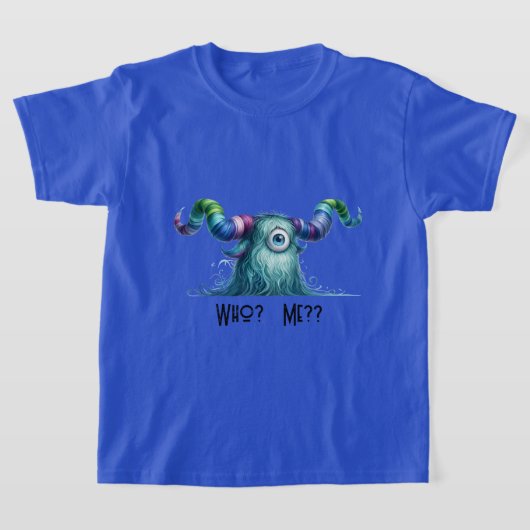 Clyde - One-eyed Worried Monster - T-shirt op maat (Laagn)