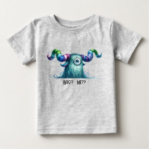 Clyde - One-eyed Worried Monster - T-shirt op maat