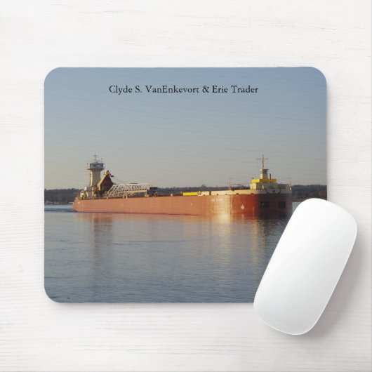 Clyde S. VanEnkevort & Erie Trader mousepad Muismat (Met muis)