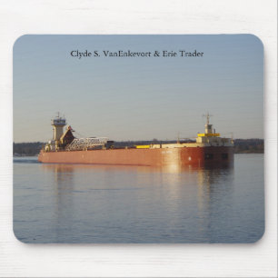 Clyde S. VanEnkevort & Erie Trader mousepad Muismat