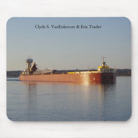 Clyde S. VanEnkevort & Erie Trader mousepad Muismat (Voorkant)