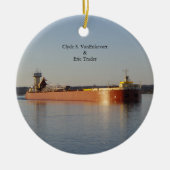 Clyde S. VanEnkevort & Erie Trader ornament (Voorkant)