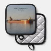 Clyde S. VanEnkevort & Erie Trader pothouder Pannenlap (Voorkant / Achterkant)