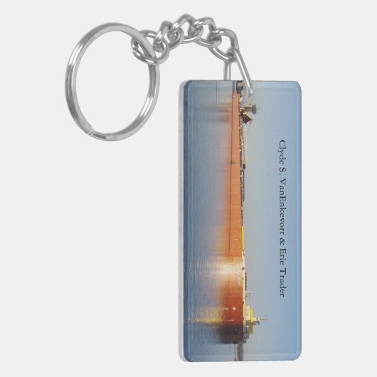 Clyde S. VanEnkevort & Erie Trader sleutelhanger (Voorkant Links)