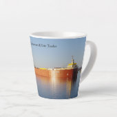 Clyde VanEnkevort & Erie Trader latte mok (Rechterhoek)