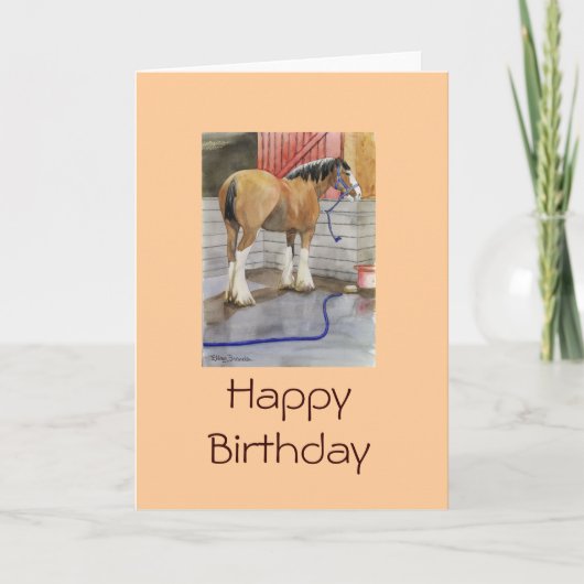 Clydes die een Bad gaan krijgen Kaart (Voorkant)