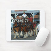 Clydesdale 6-paardenlifter muismat (Met muis)