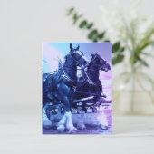 Clydesdale Briefkaart (Staand voorkant)