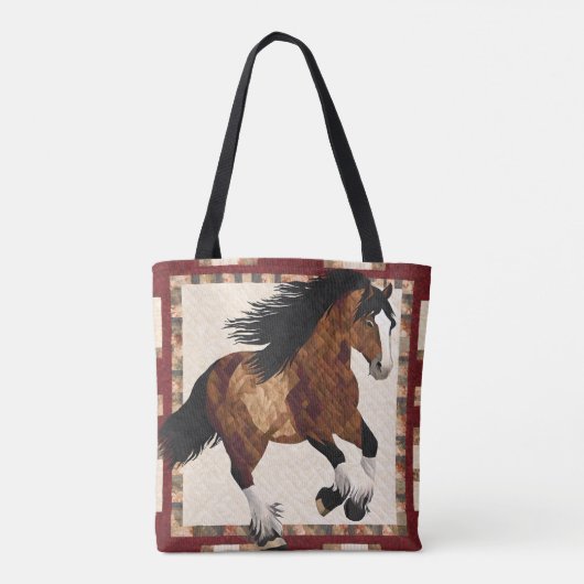 Clydesdale Canvas tas (Achterkant)