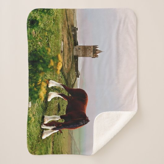 Clydesdale Castle Sherpa Deken (Voorkant)