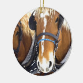 Clydesdale Draft Horse Ornament (Links)